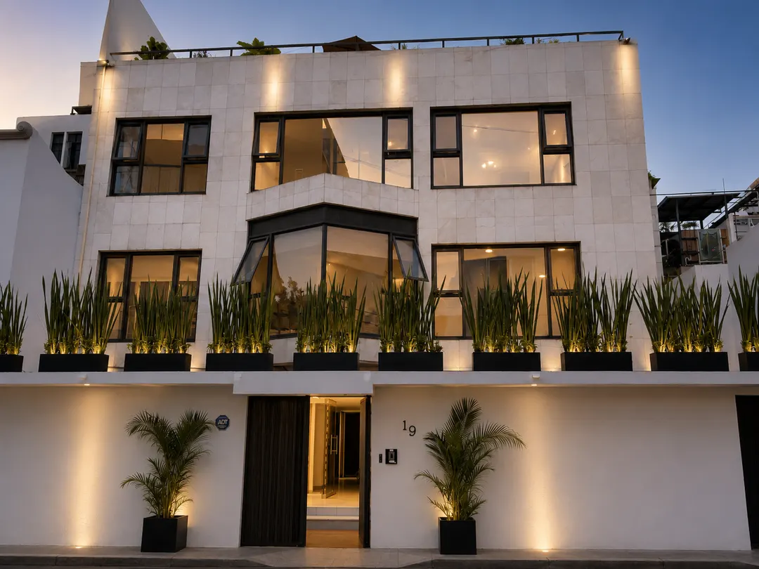 Vibe Living façade at Cosalá 19, Condesa